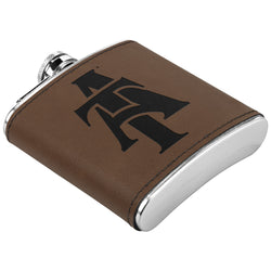 Aggie Faux Leather Flask