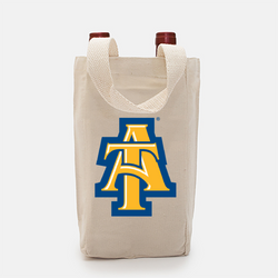 Aggie Double Wine Tote Canvas