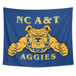 Aggie Blue Wall Tapestry