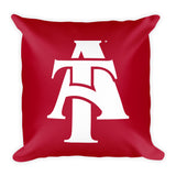 Aggie Logo Pillow-Red & White