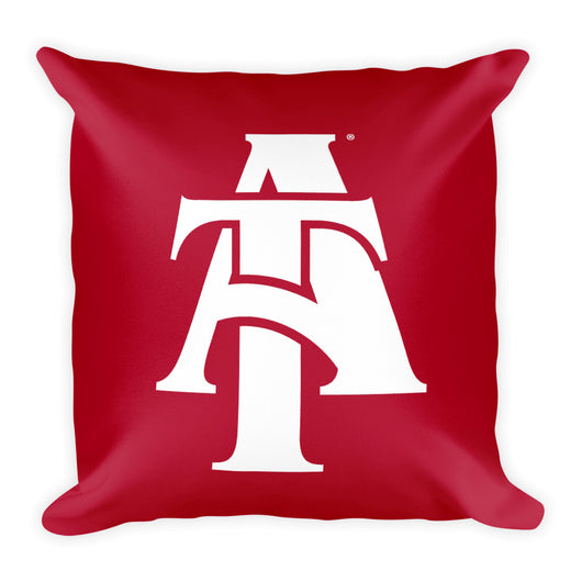 Aggie Logo Pillow-Red & White