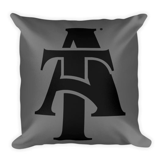 Black Aggie Logo Pillow